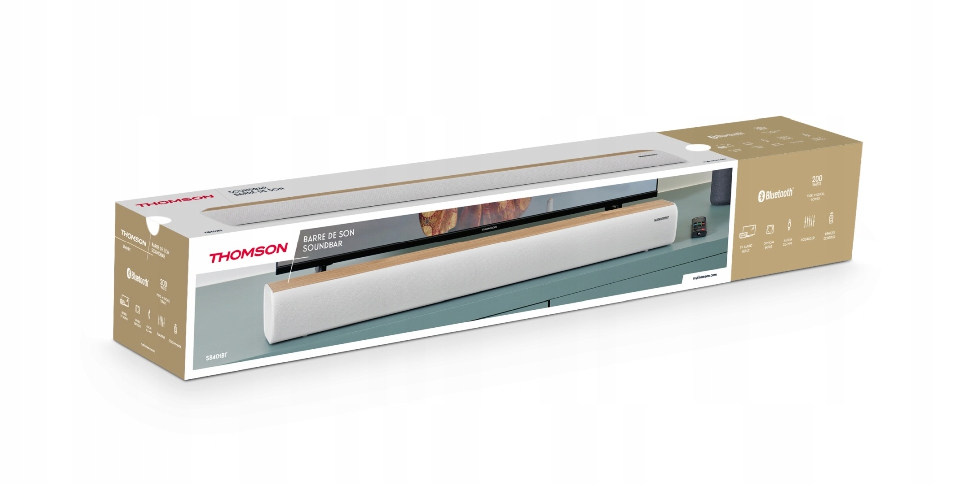 Thomson Soundbar Cosy Bluetooth 200W Bílý SB401BT