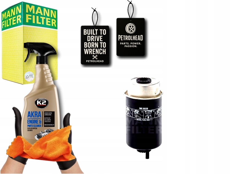 Palivový Filtr Land Rover 2.4D Defender 07- Mann-fil #Petrolhead Pro+ Kit12