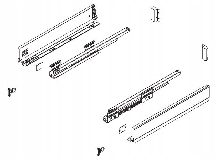 Szuflada REJS Ultra Box H-199 L- 550 BIAŁ Kod producenta UB-199/550B