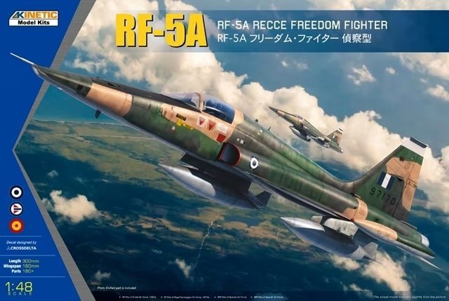 RF-5A Recce Fighter Freedom Fighter Kinetic K48137 měřítko 1/48