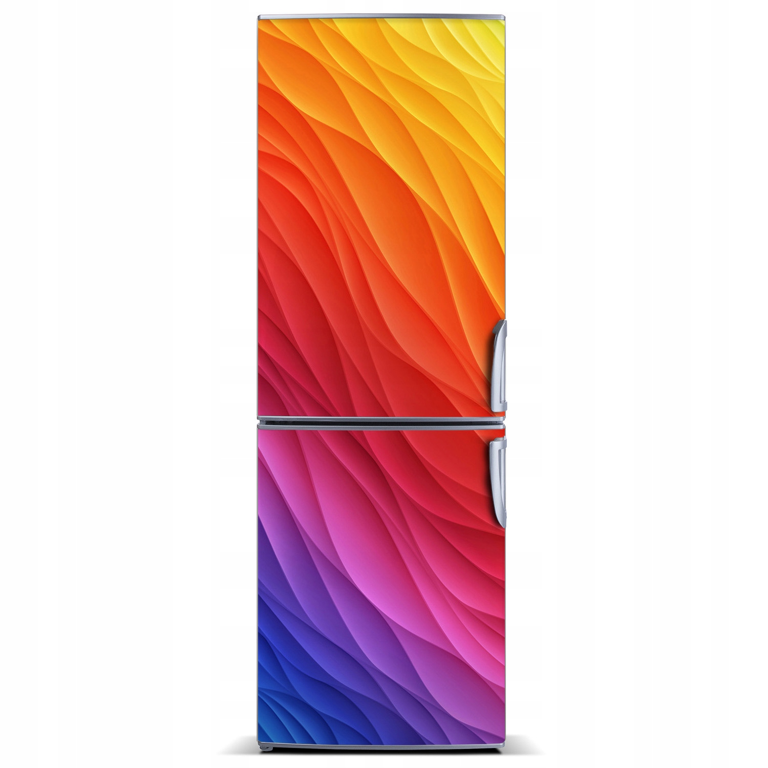 

Magnes ze zdjęciem na lodówkę Kolorowe fale 60x180