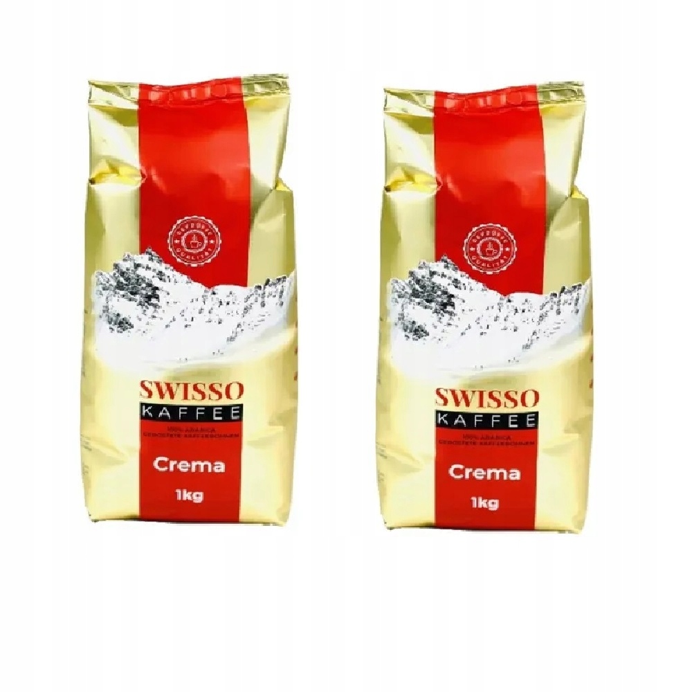 Kawa ziarnista Arabica Swisso Kaffee Crema 2x1kg