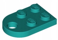 

Lego Płytka 3x2 Turkusowa 3176/6336513/Serce 1szt
