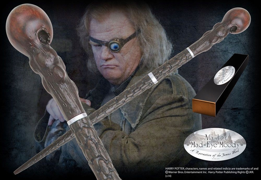 Hůlka Harryho Pottera Alastor „Šílené Oko“ Moody (edice s postavou