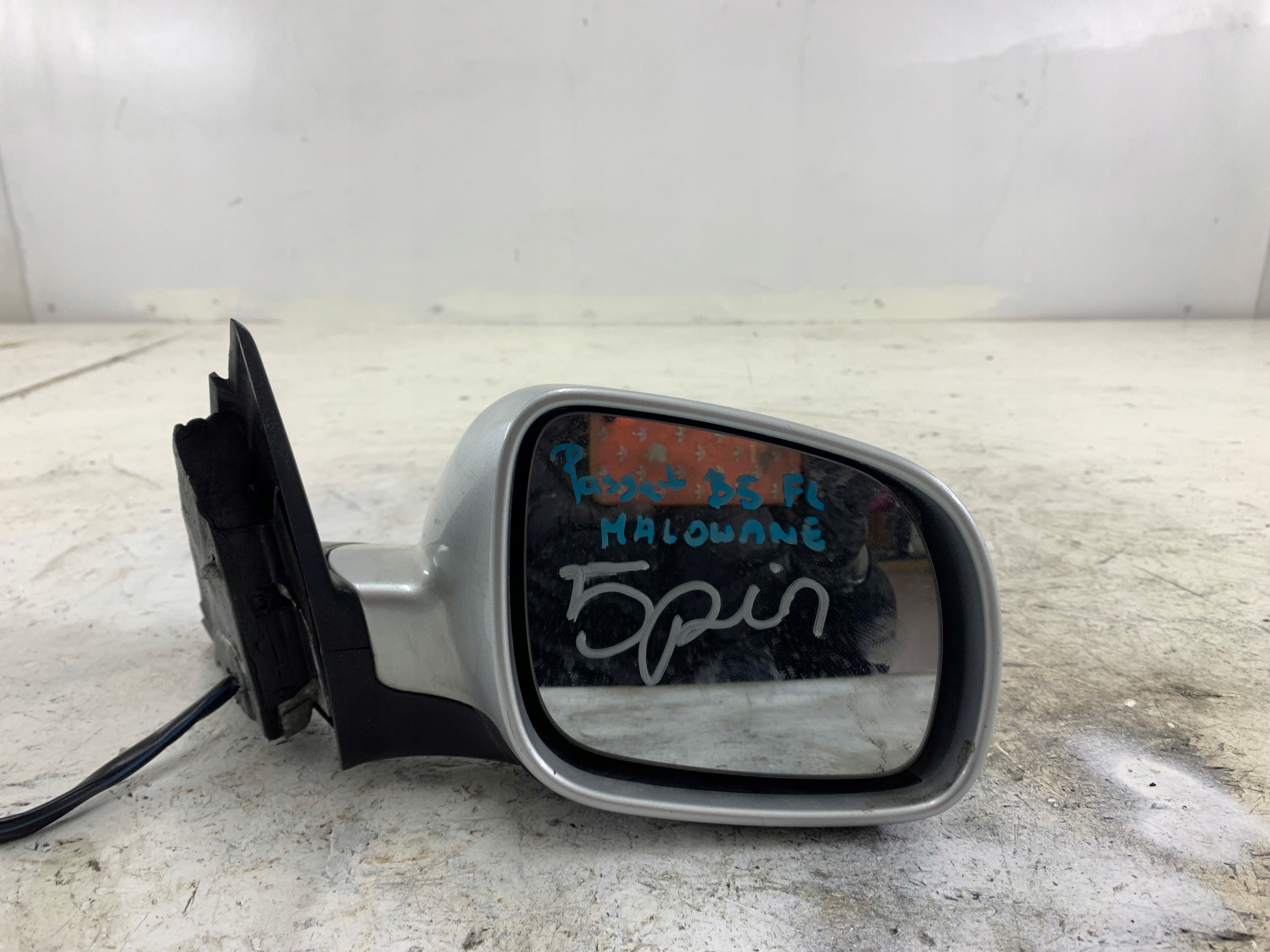 VW PASSAT B5 LIFT mirror right 5 PIN silver