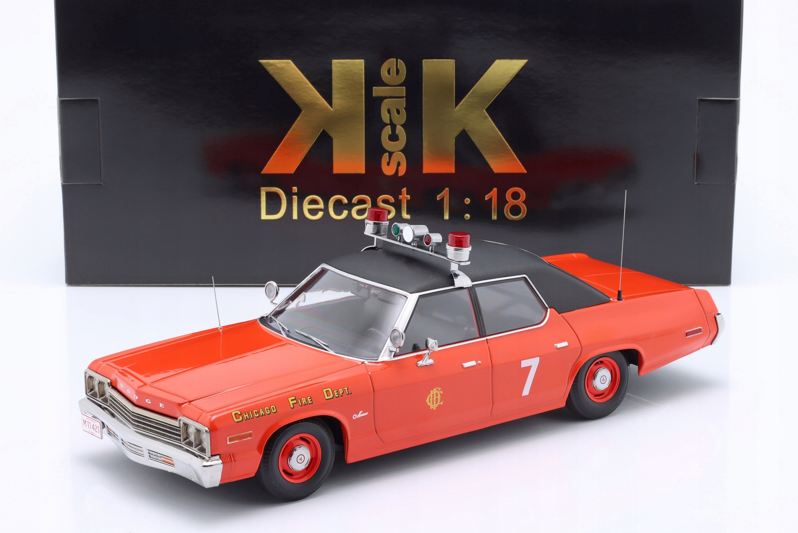 Kk Scale Dodge Monaco 1974 Hasiči Chicago 1:18