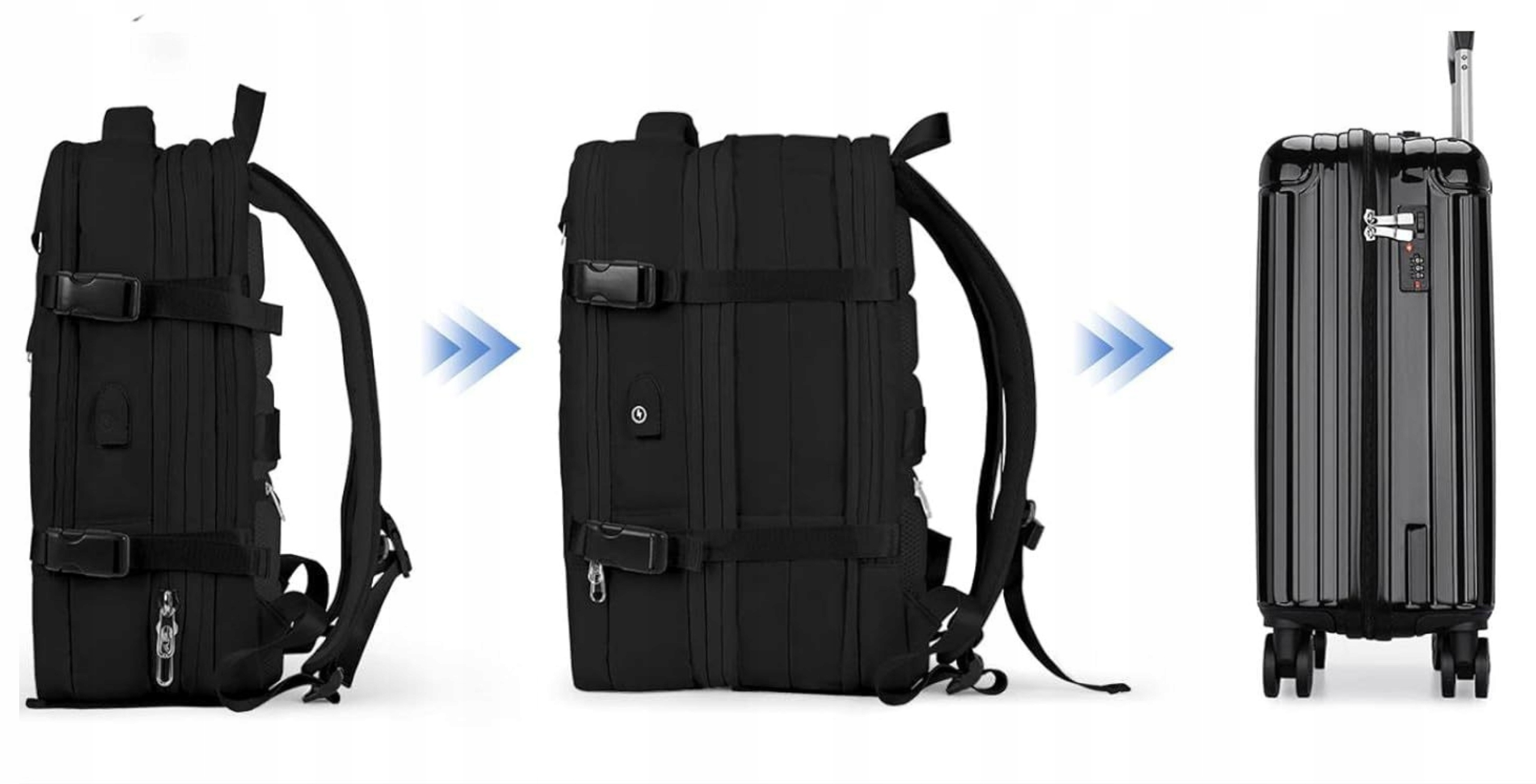 PLECAK TURYSTYCZNY DO SAMOLOTU RYANAIR PODRĘCZNY WIZZAIR GRATIS ZAWIESZKA Model EWE2