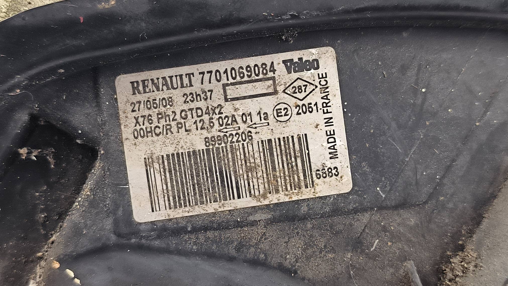 light left front 7701069084 RENAULT KANGOO and LIFT