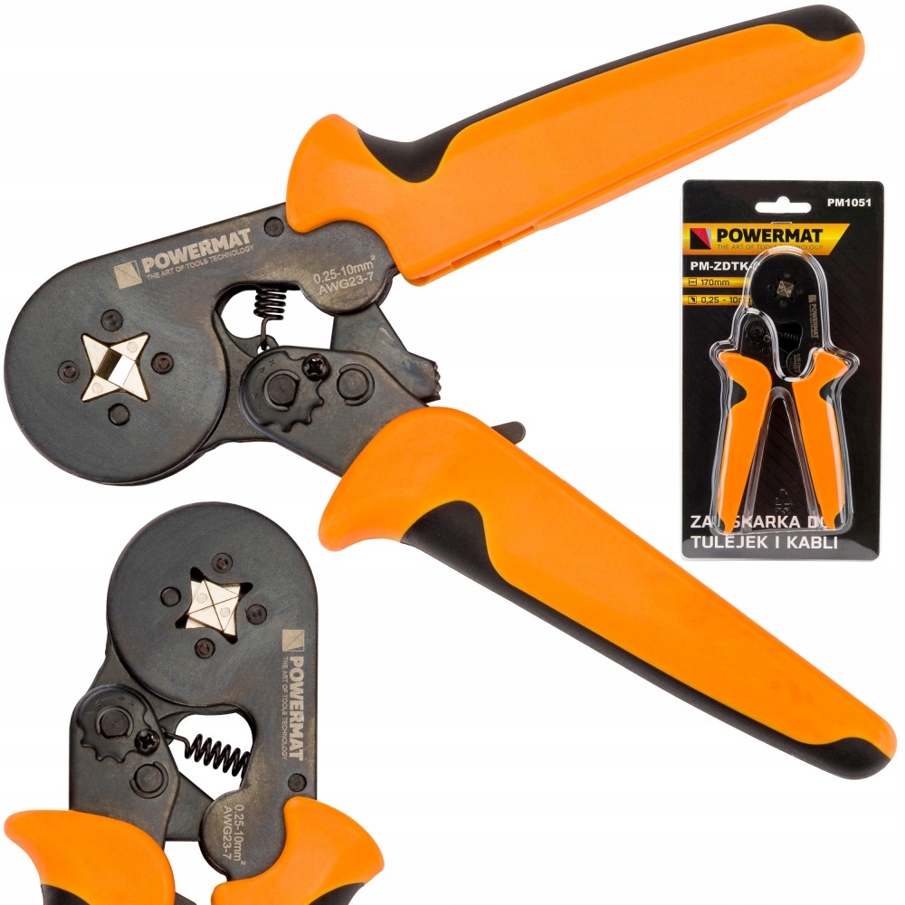 ZACISKARKA PRASKA DO TULEJEK I KABLI 0.25 - 10MM