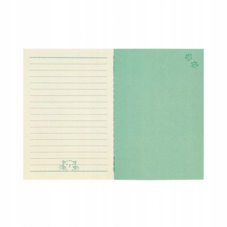 ZESZYT NOTES GORJUSS SANTORO MAŁY KOTY ZIELONY Format A6