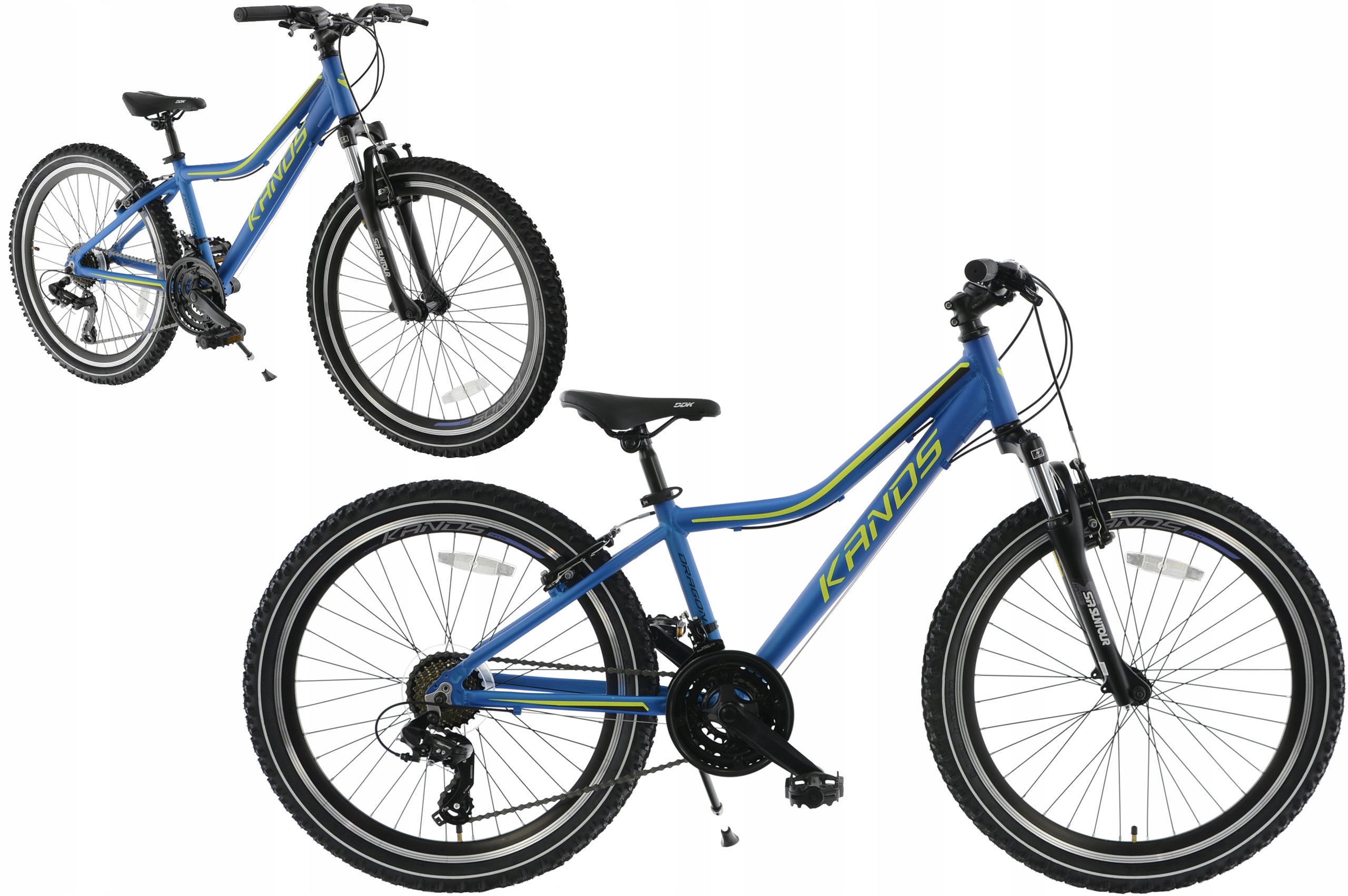 Rower 24' Kands Dragon rama 13' niebieski R23