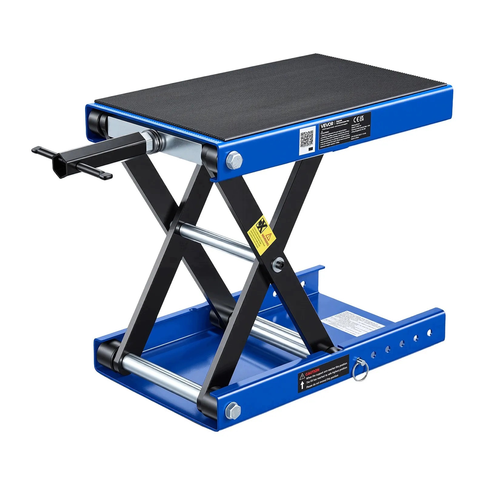 Silný prémiový motocyklový zdvihák oceľová platforma 499 kg 95 340 mm
