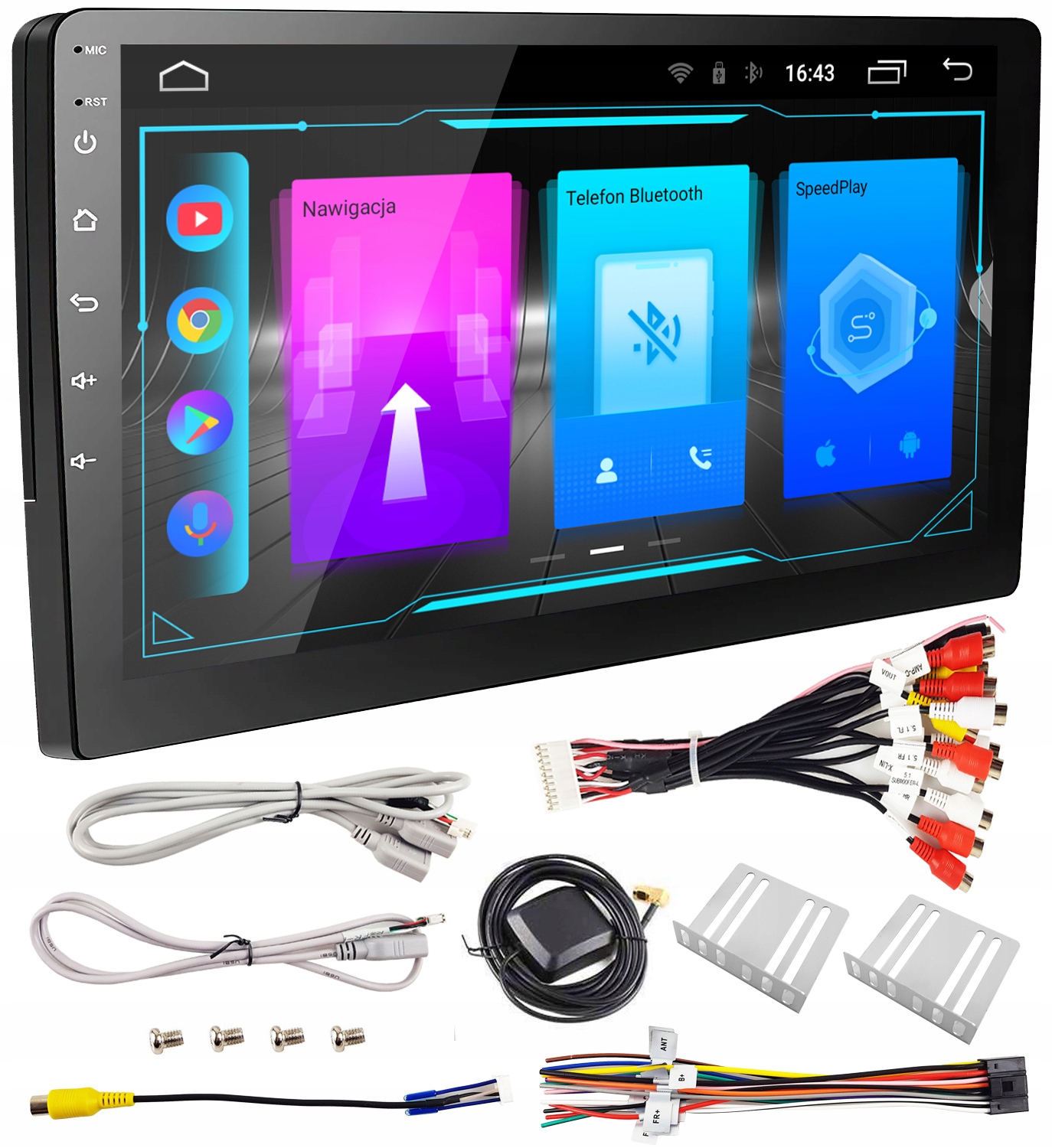 

Radio Samochodowe 2DIN Android Gps Usb Bt Ekran 9'