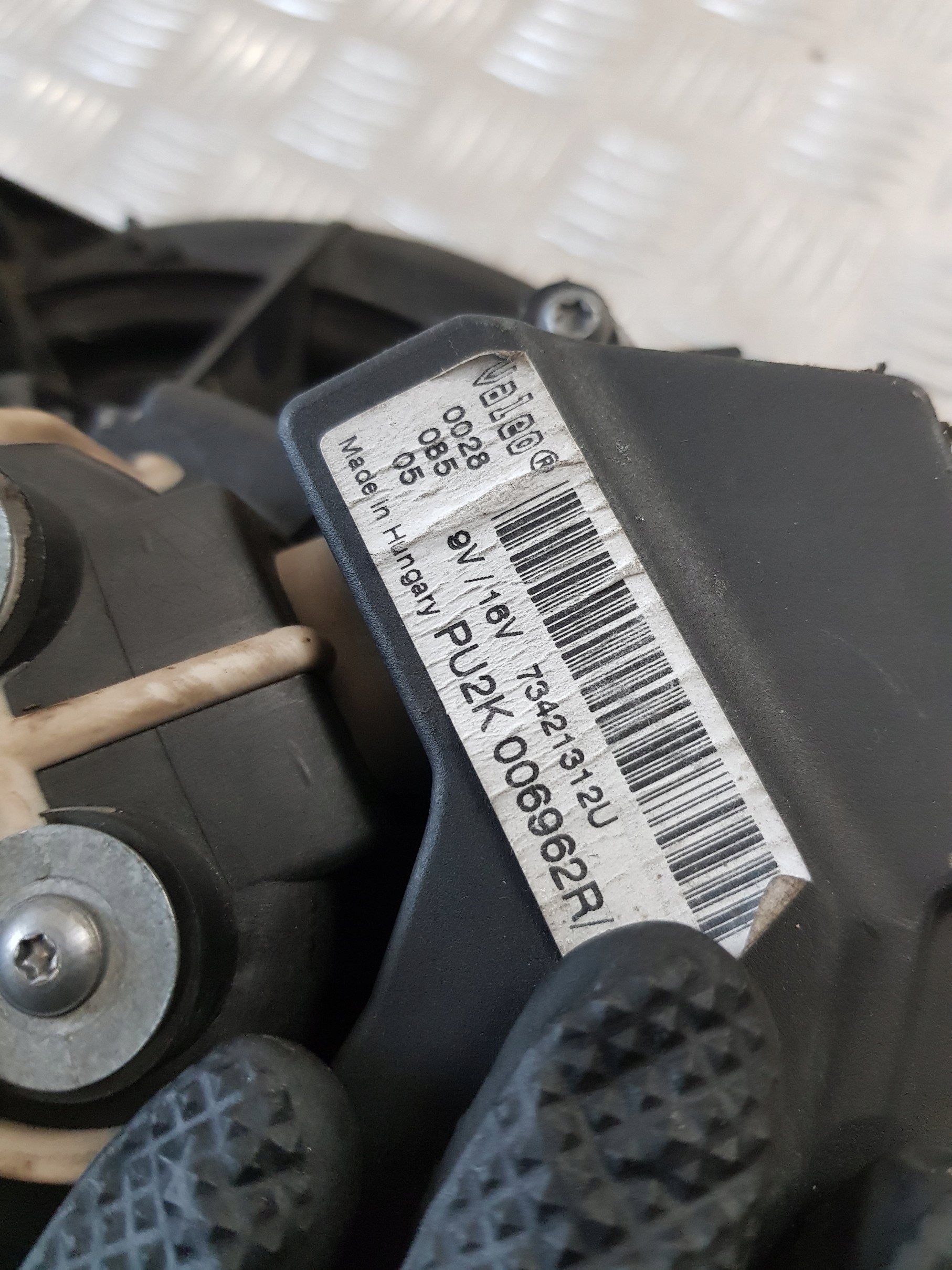 Lüfter des lüfters DMUCHAWA 985852T OPEL SIGNUM