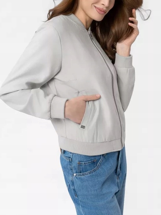 Dámská Bunda Bomber Šedá Volcano J-georgia M