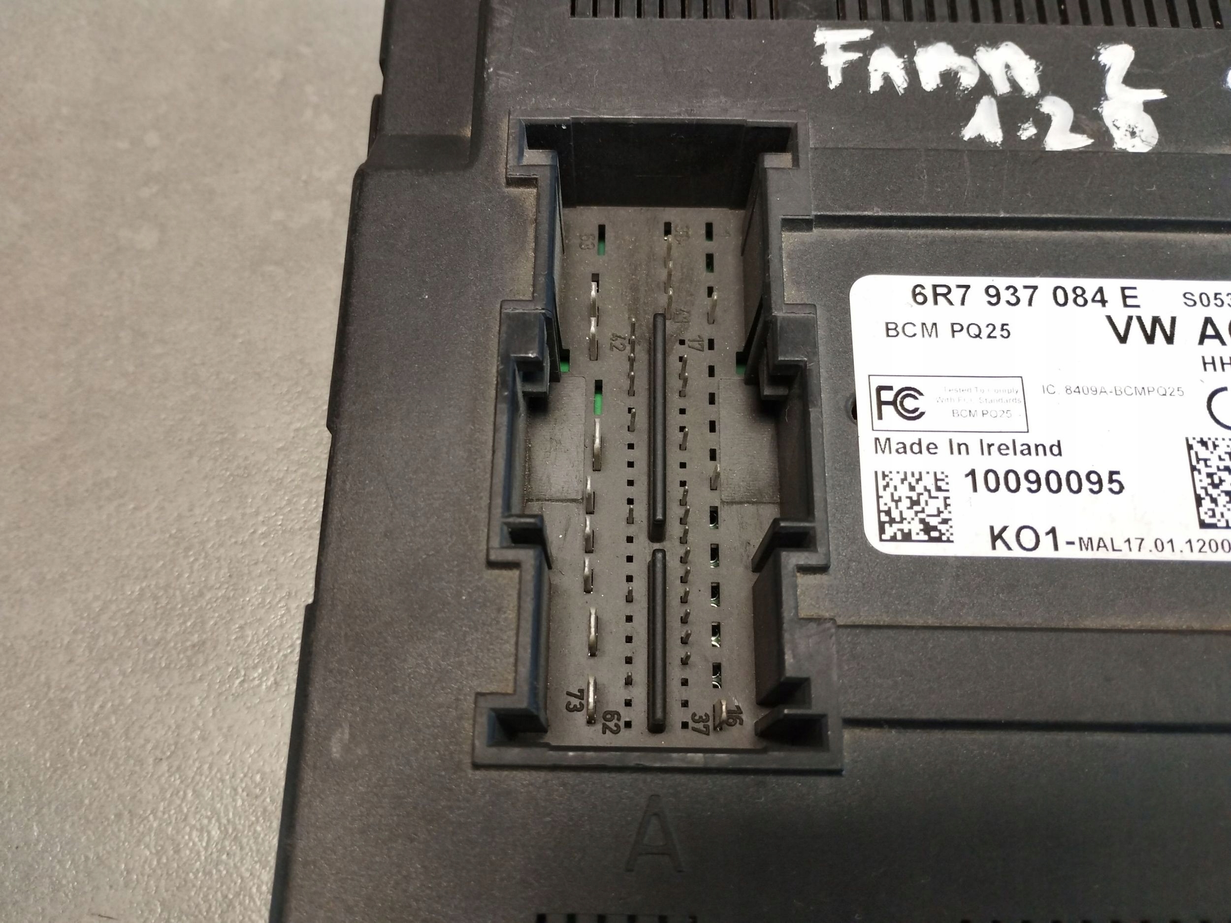 Skoda Fabia Mk2 Unité commande confort BCM 6R7937084E
