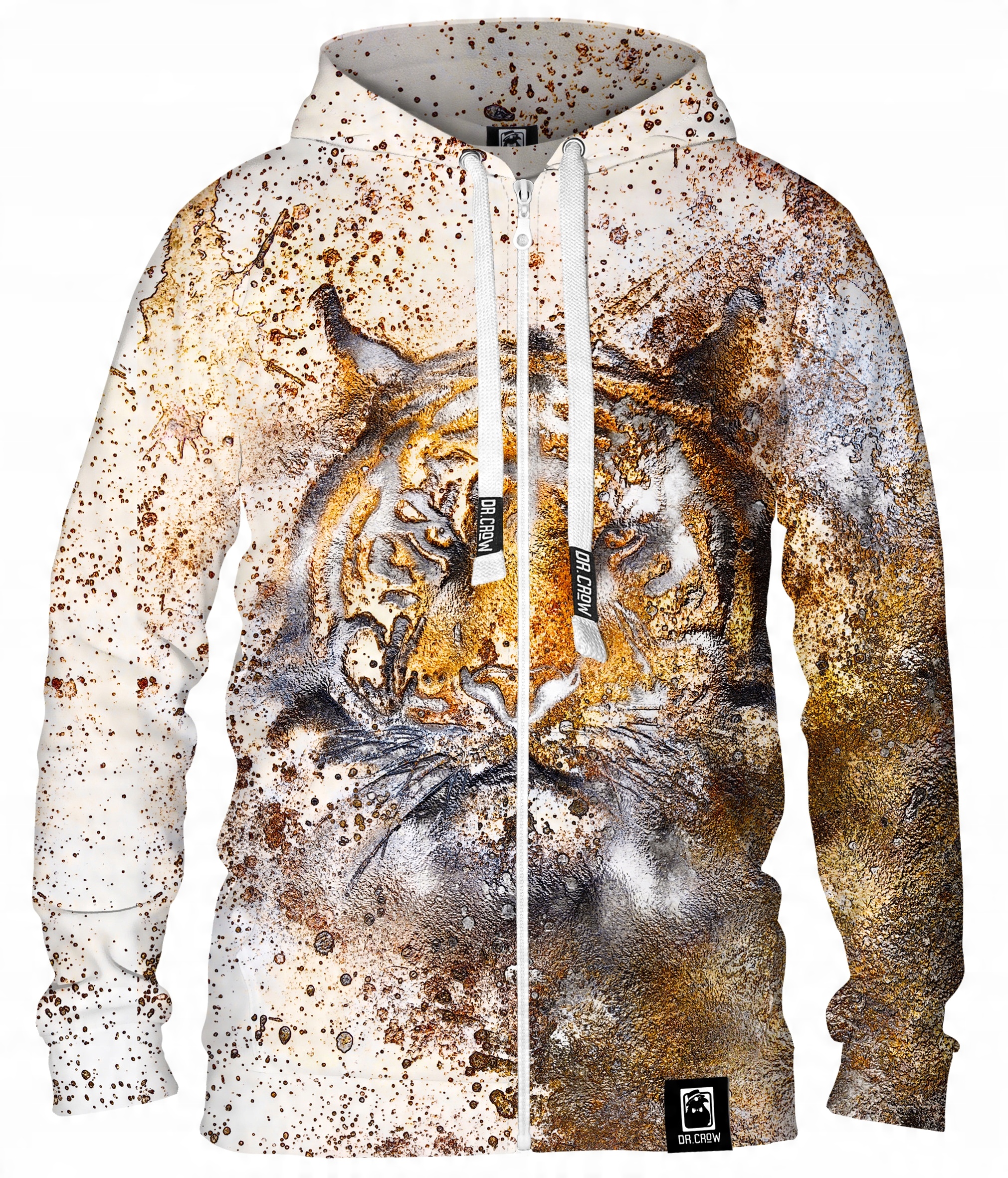 

Męska Bluza Rozpinana Nadruk Golden Tiger M