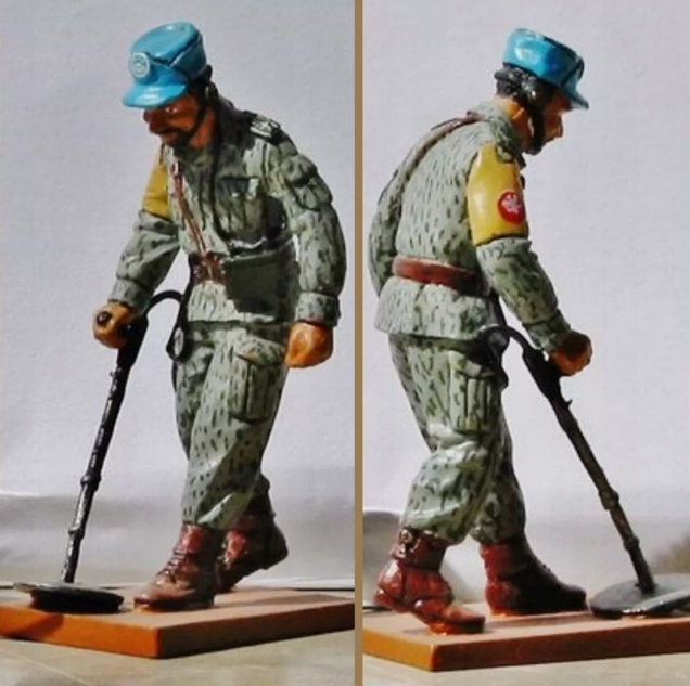 Polský praporčík Un Forces Unef 1979 Del Prado SOL100 1/30