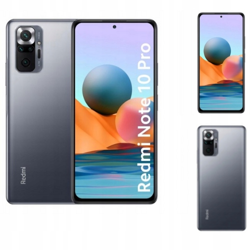 

Smartfon Xiaomi Redmi Note 10 Pro 8/256 Gb szary