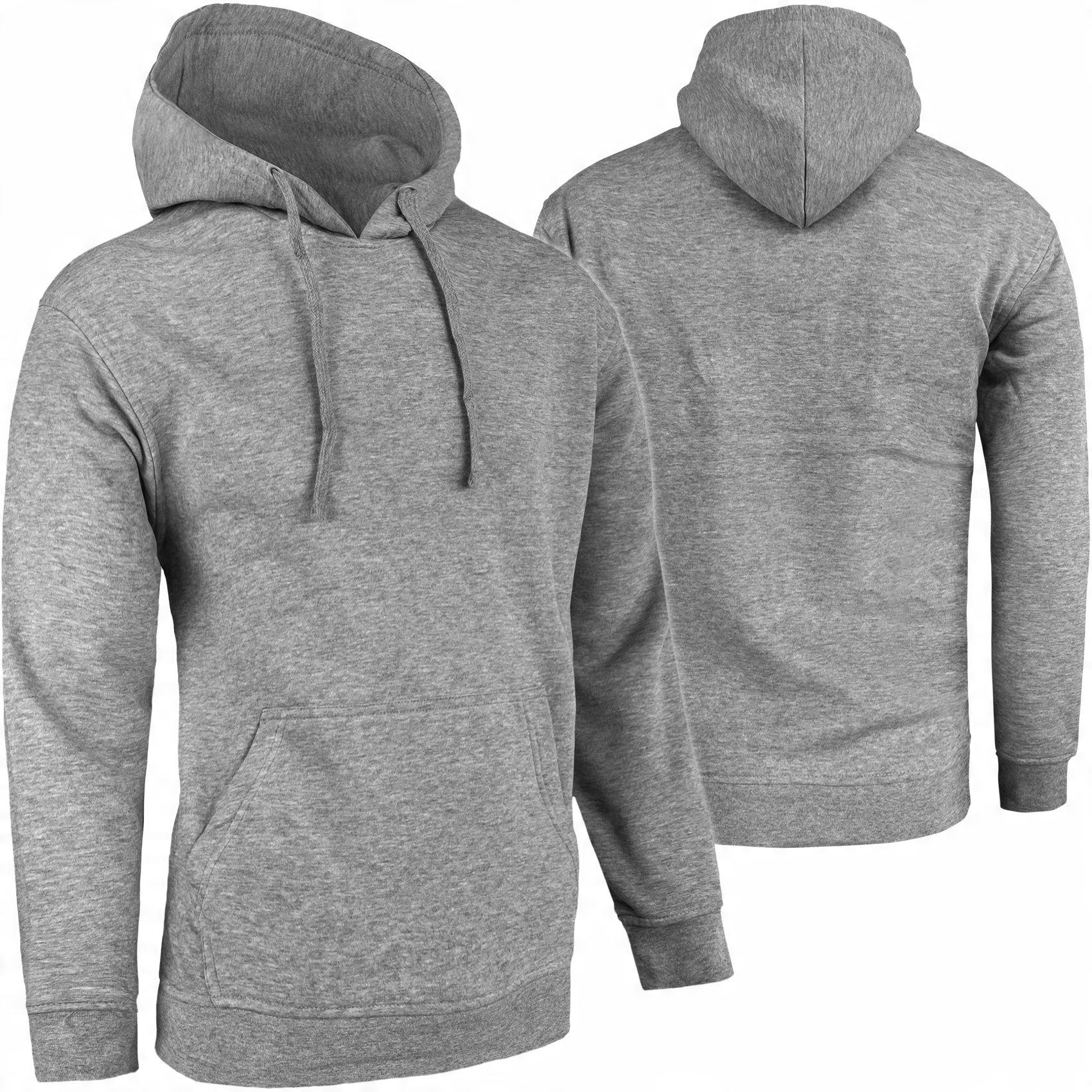 

Polska Bluza męska Dresowa z kapturem szara r. 3XL