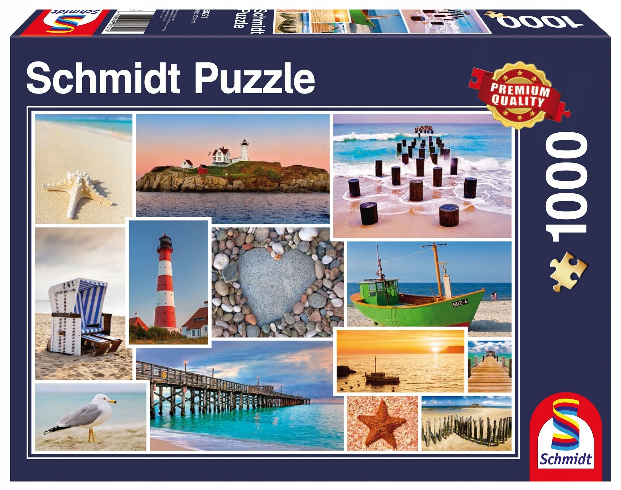 

Schmidt Pq Puzzle 1000 el Nad morzem