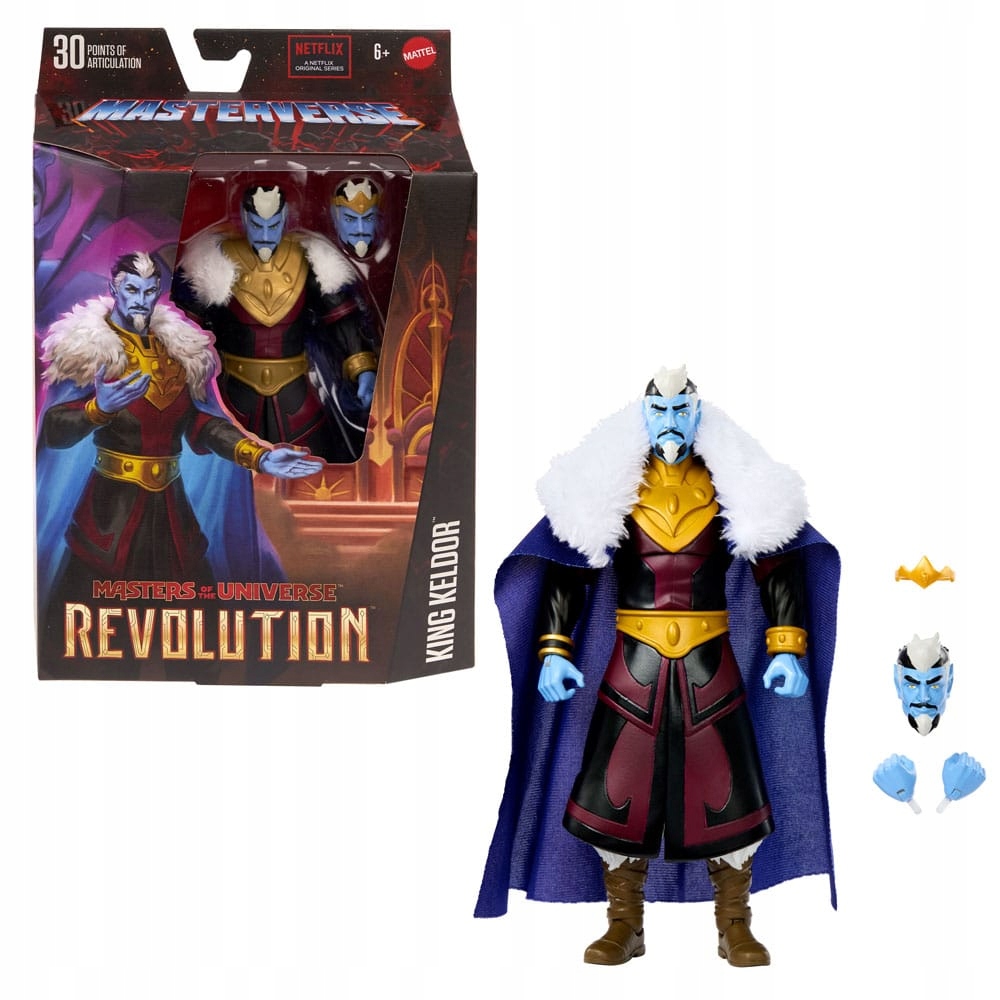 2x Mattel Masters of Universe Král Keldor 18 cm