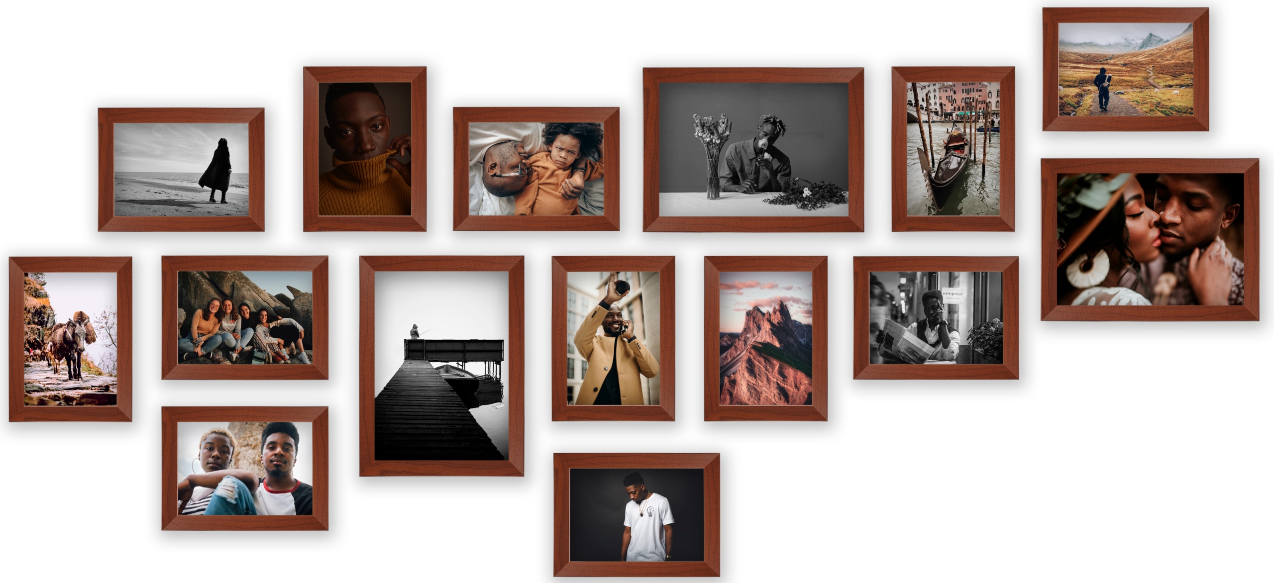 

Multirama Budapeszt zestaw ramek do zdjęć brąz