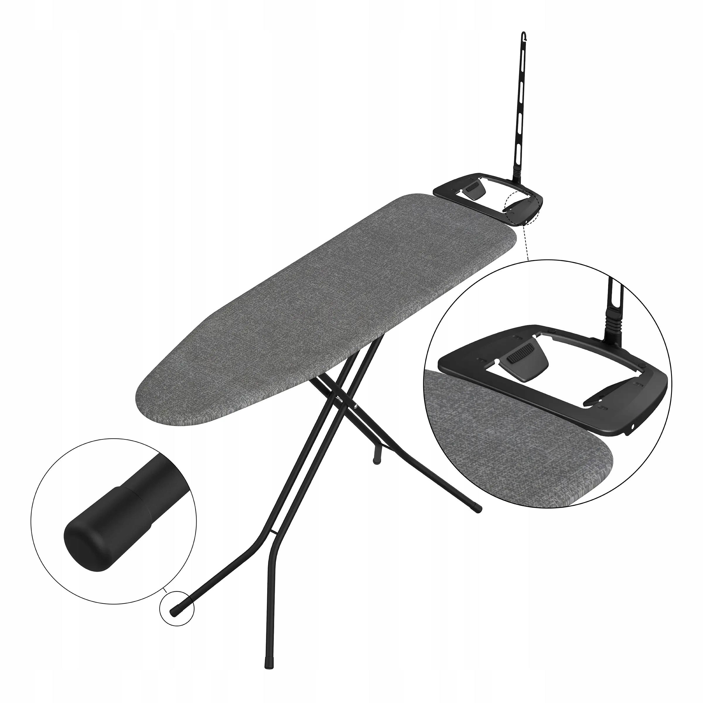 Deska do prasowania Raven EDP003R z Antenką Bawełniany Pokrowiec Blokada