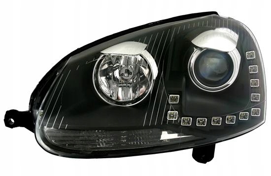 LAMPY VW GOLF 5 03-09 LED-STARLINE BLACK DRL Producent części Inny