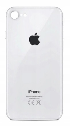 

Klapka Plecki Tył Iphone 8 Biała Duże Oczko Ce