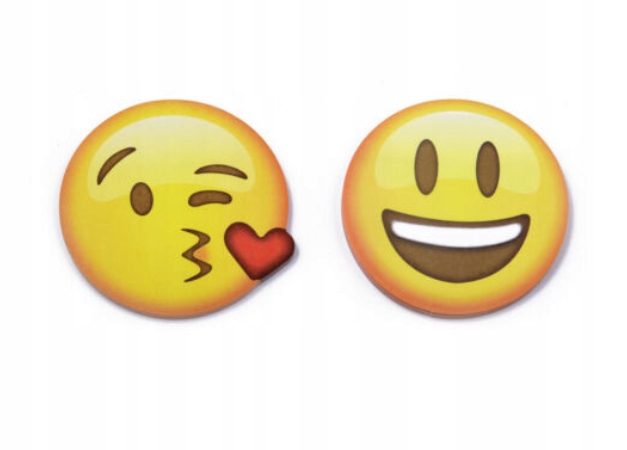 KARTECZKI SAMOPRZYLEPNE notes 2 szt EMOTIKONY EMOTKI