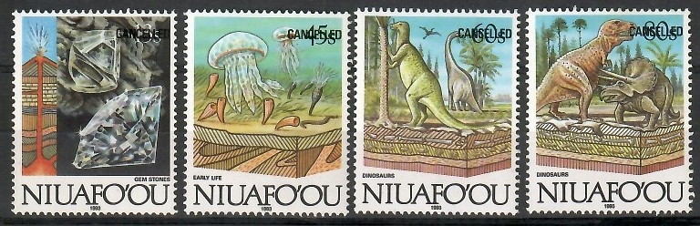 Niuafo'ou 1993 Mi spe 237-240 Czyste **