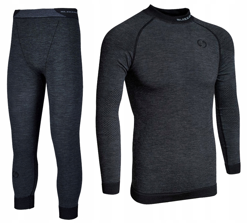Męska bielizna Termoaktywna Blizzard Merino Komplet r. M/L