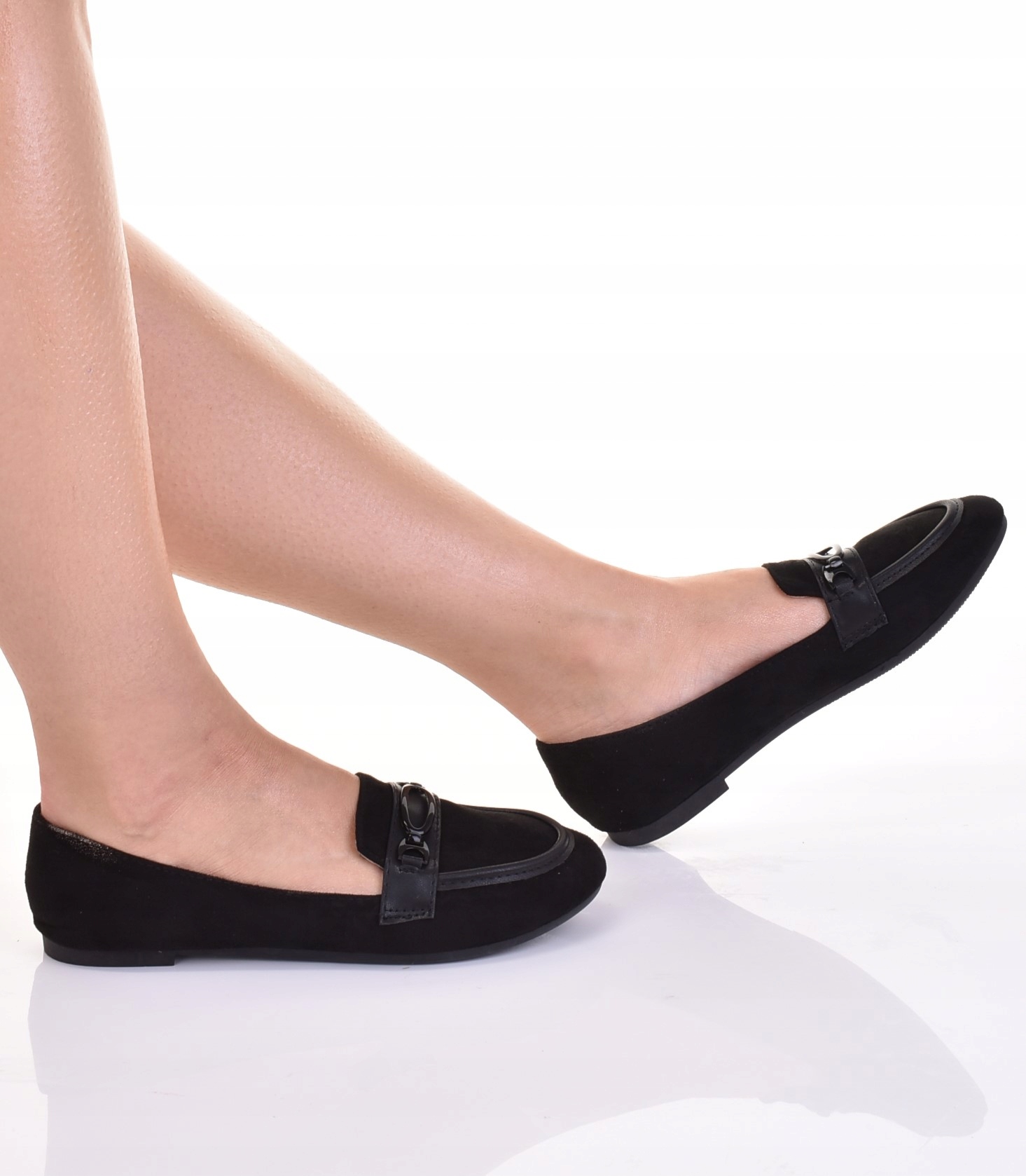 DAMSKIE MOKASYNY ZAMSZOWE LOAFERSY PÓŁBUTY MODNE CASUAL Marka inna