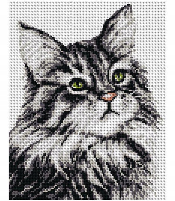 Vyšívací sada, pro vyšívání kanva+mulina+jehla, 24x30cm, kat. 6021 Ariadna