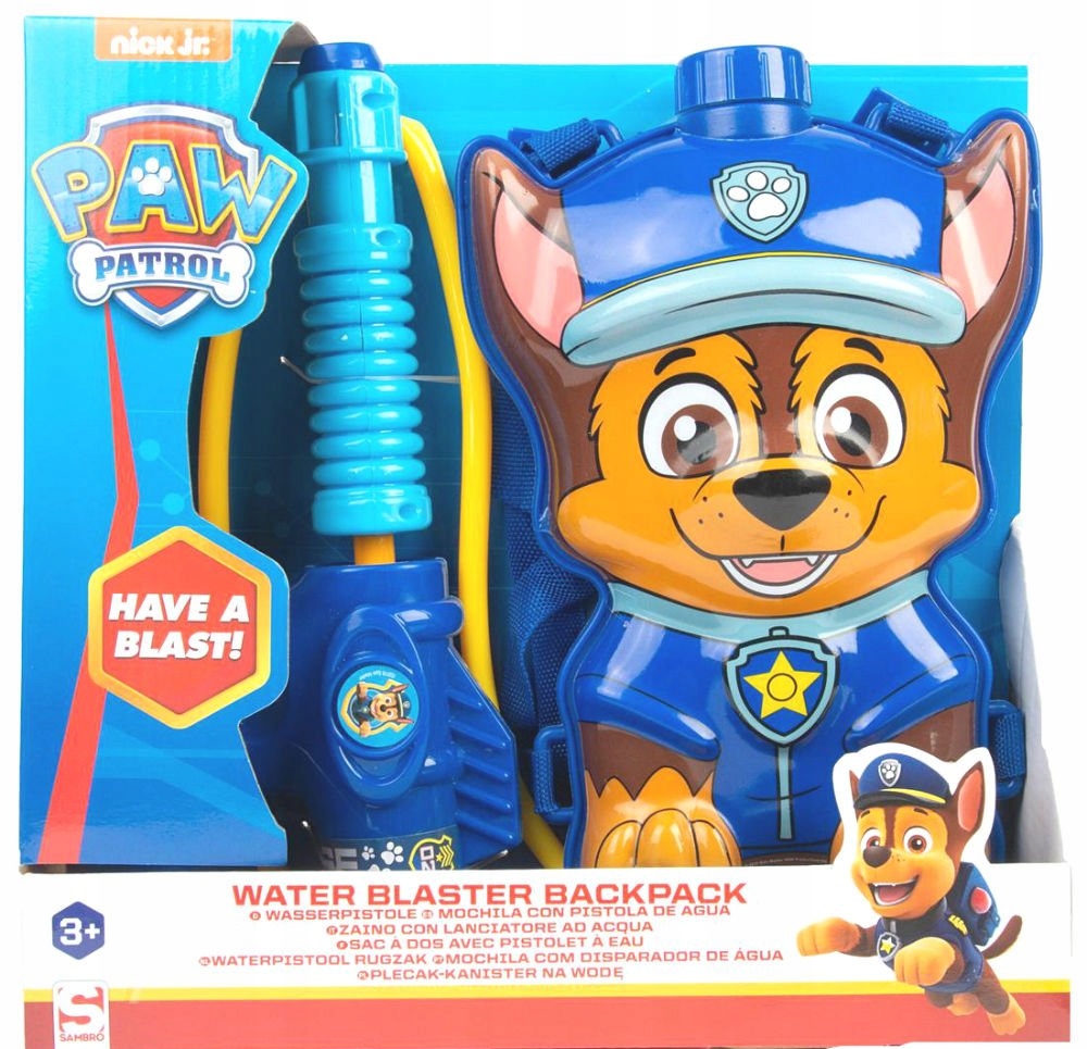 

Psi Patrol Chase Plecak Na Wodę Zbiornik Psikawka