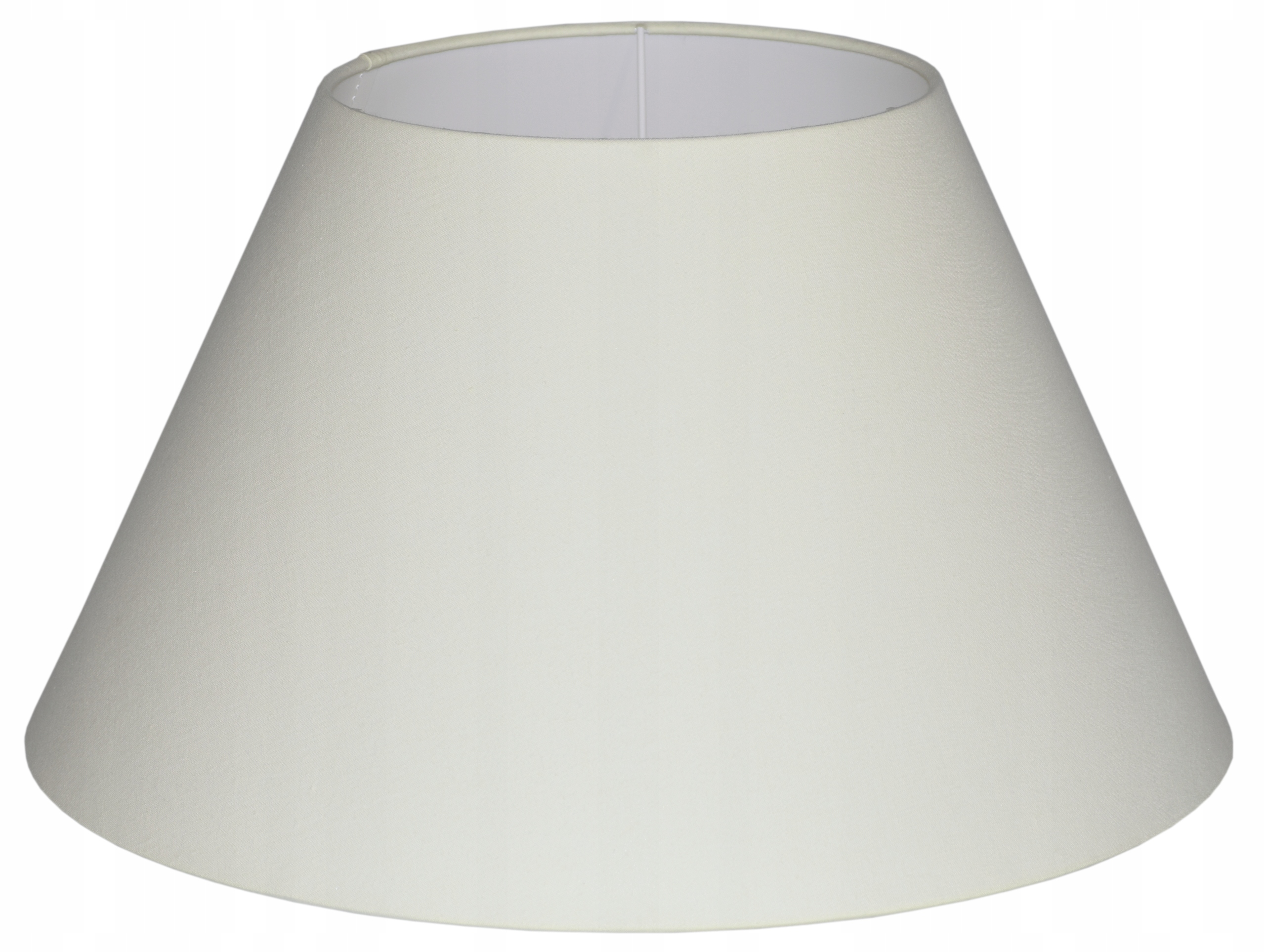 Elegantné tienidlo s ozdobnými okrajmi, 50 cm, E27, krémové, Mirano