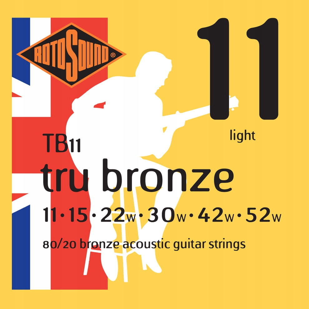 RotoSound TB11 struny 80/20 True Bronze 11-52