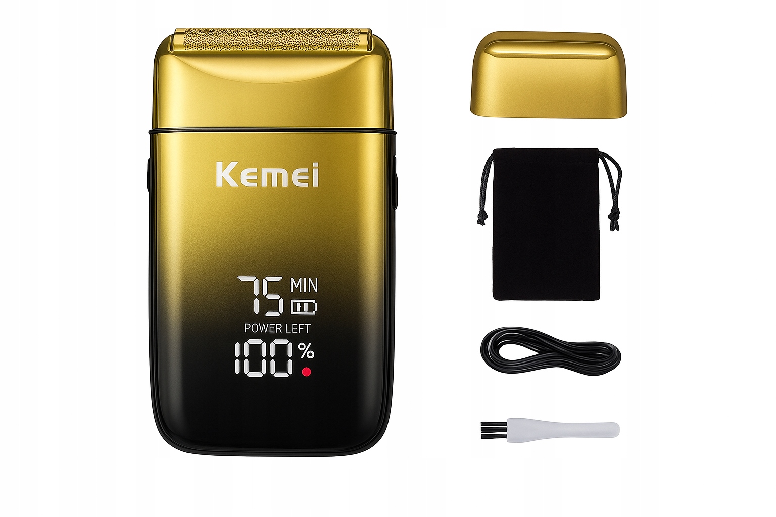 Golarka Do Brody Głowy Włosów Profesjonalna Barberska Shaver Kemei TX10