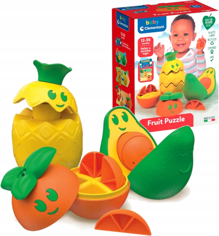 

Clementoni Baby Owoce Zabawka Logiczna Układanka
