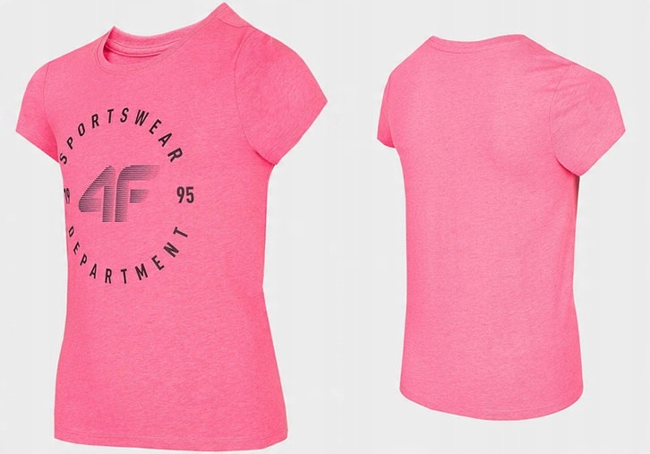 

Koszulka Dziewczęca Tshirt 4F Bawełna JTSD003 164