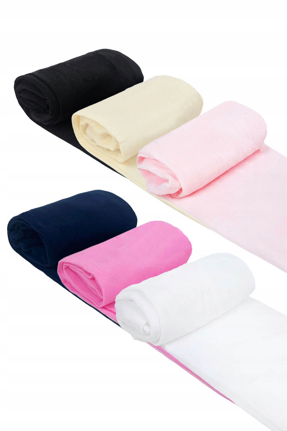 60 DEN Dziecięce Rajstopy Mikrofibra Białe 98-104 cm Marka Inna marka