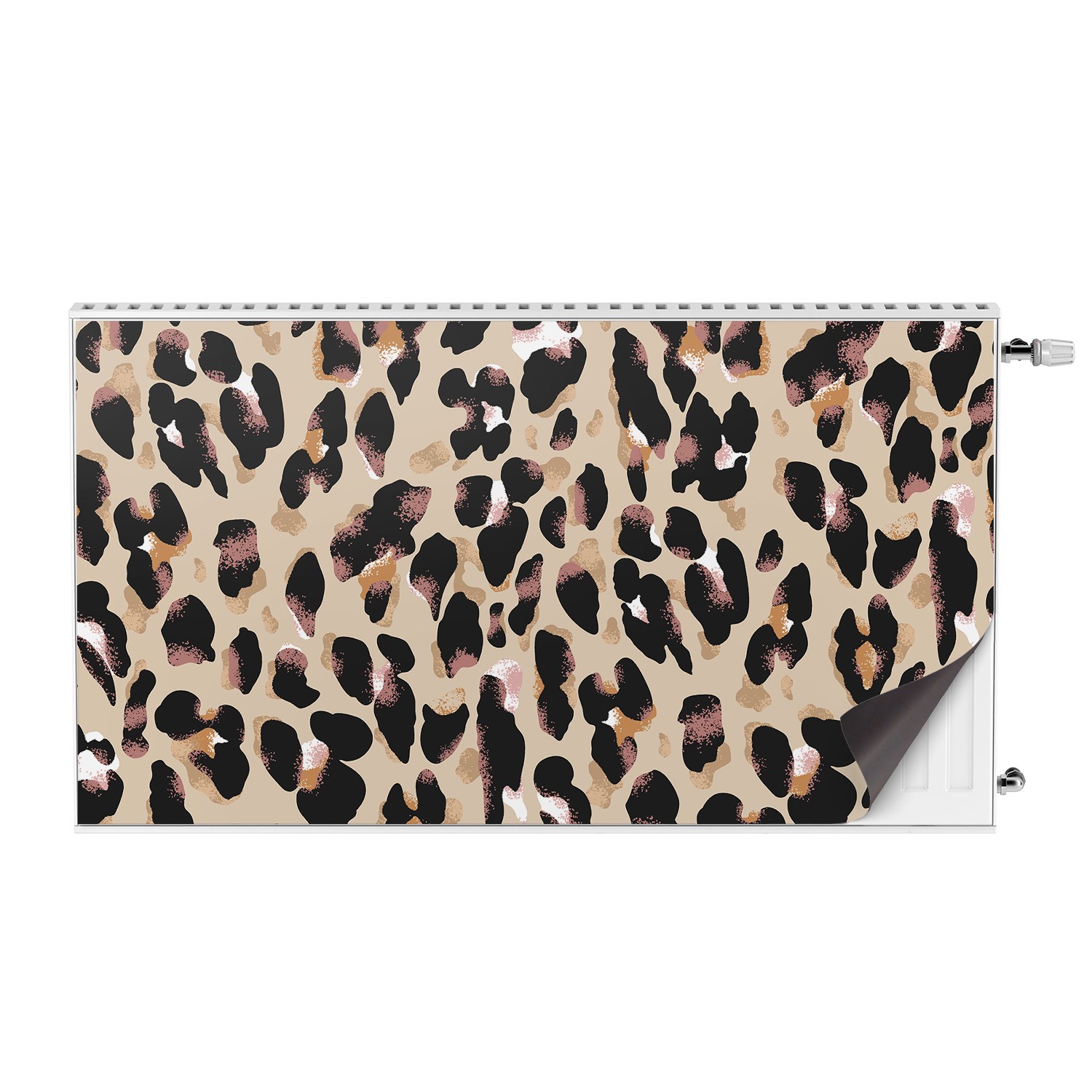 Kryt na radiátor 110x60 s fotografií Pantera, materiál