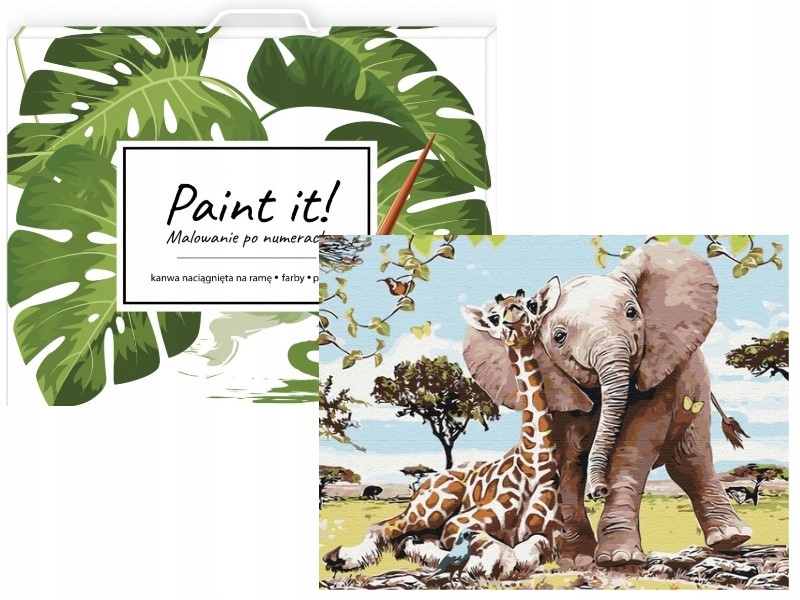 Po Numerach Malowanie PRZYJACIELE Z SAFARI FAJNA Płeć chłopcy dziewczynki