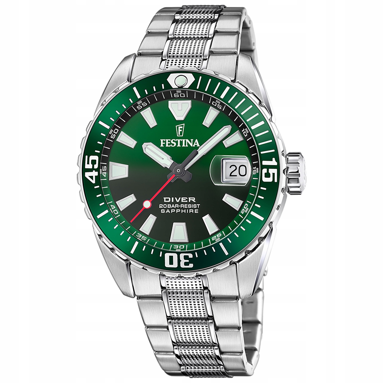 Pánské Hodinky Festina F20669-2 stříbrné