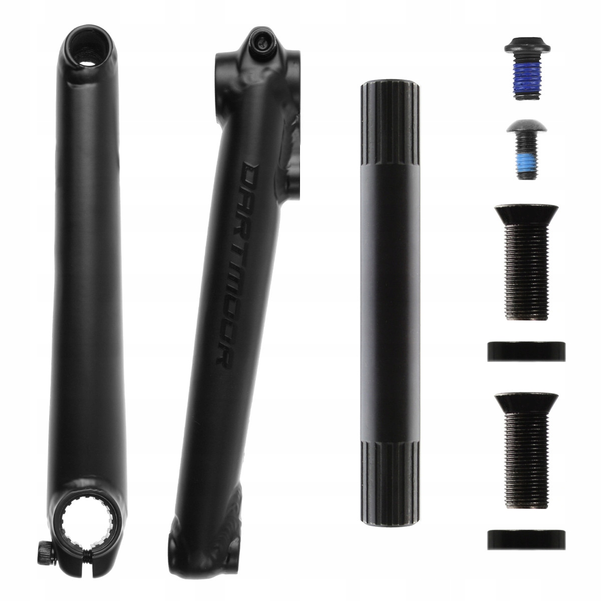 Korba BMX Dartmoor Keipo - czarny RHD/LHD 175mm