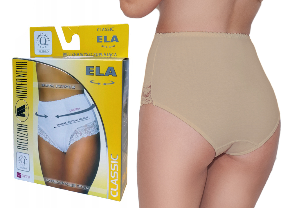 

figi modelujące Mitex Ela beżowe , bawełna , XL