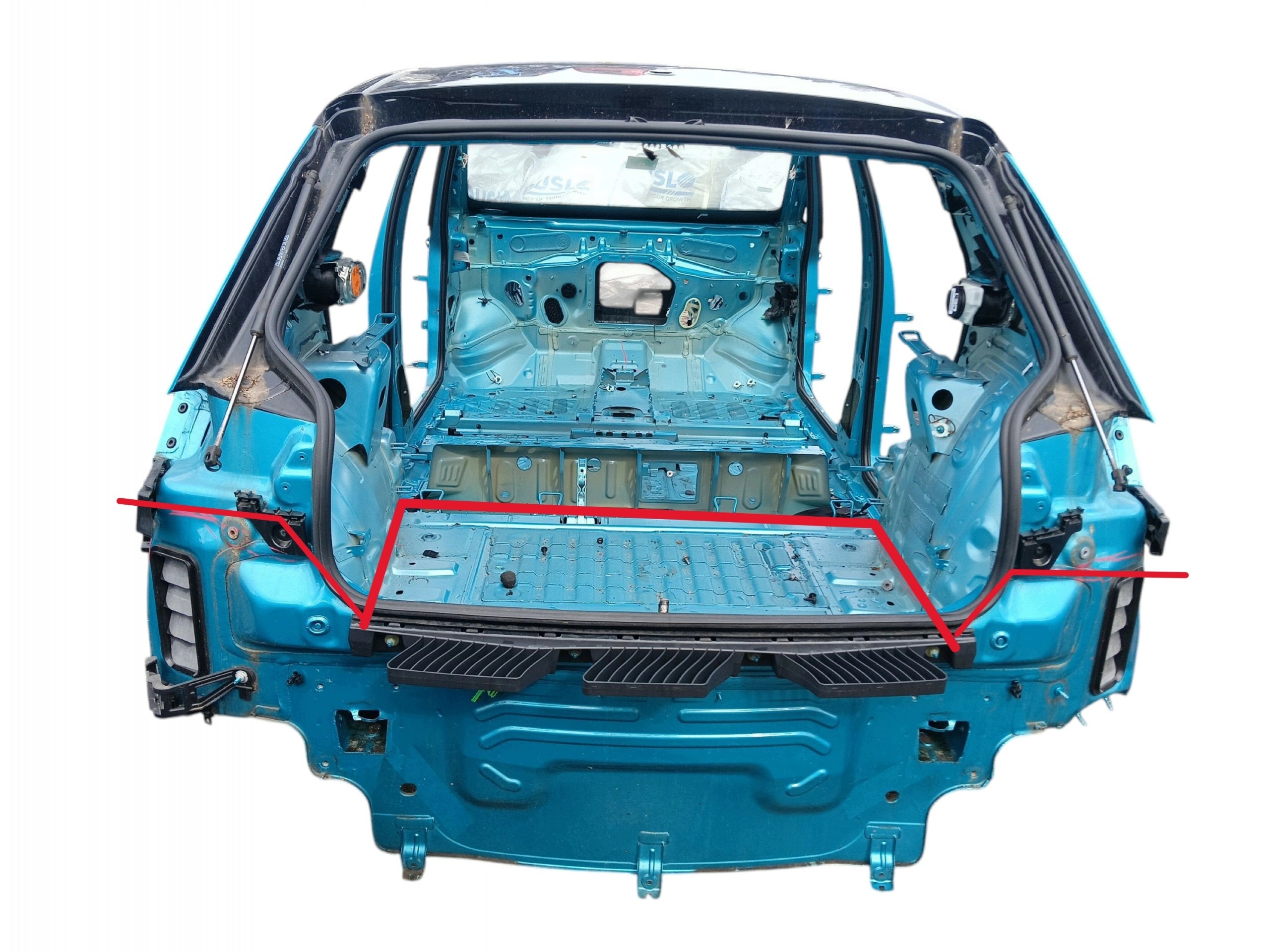 čelo zadné (different products) vaňa VW ID.3 LAK: LC6L (19-23)