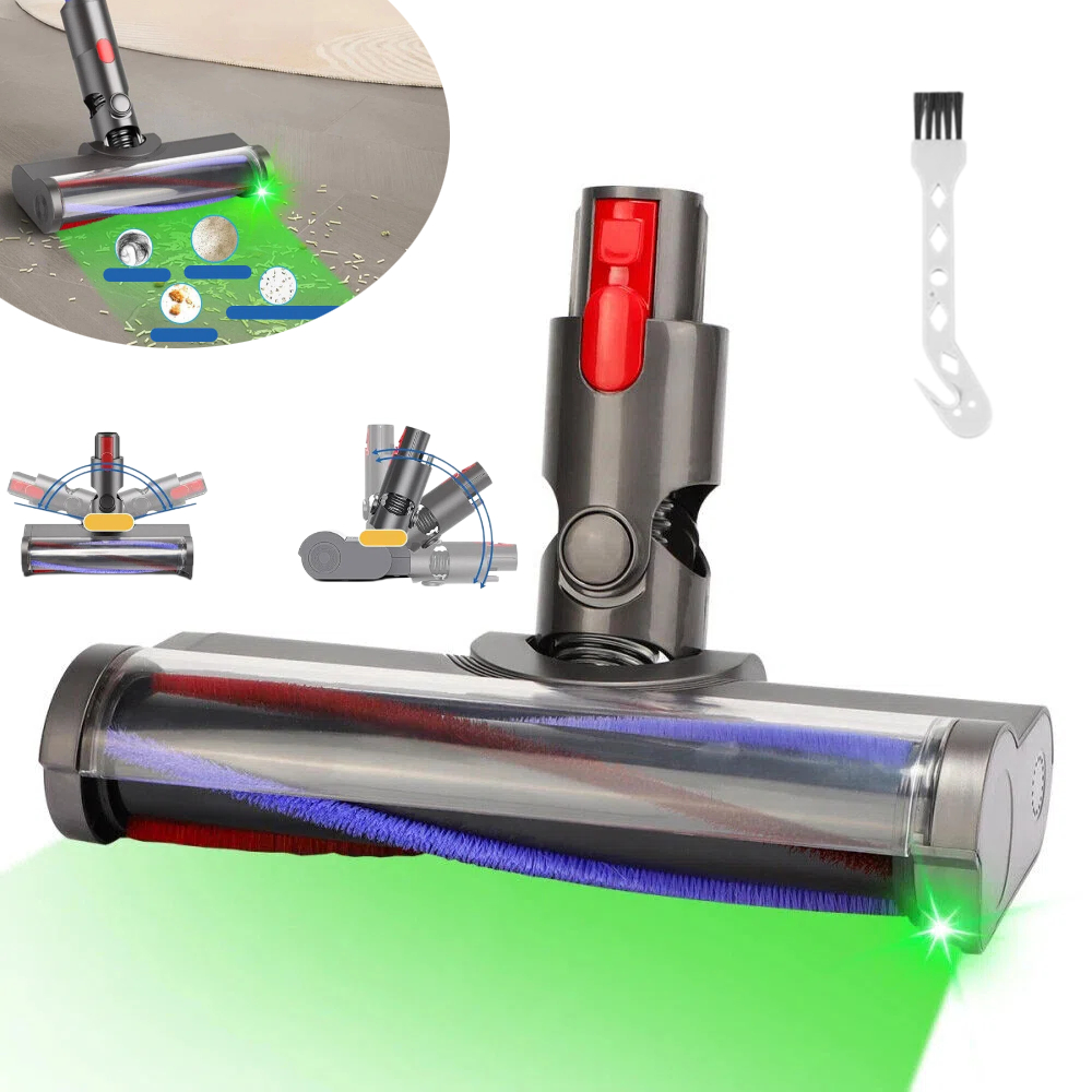 Turbokartáč Led Elektrokartáč Pro Dyson V7 V8 V10 V11 V15, Měkký, Nový