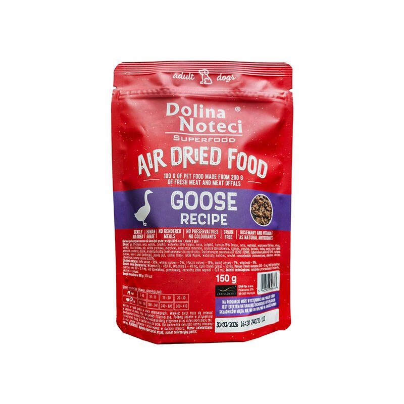 Levně 8X Dolina Noteci Superfood jídlo z gesi krmivo pro psy 150 g